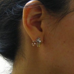 ピアス クローバーブーケピアス